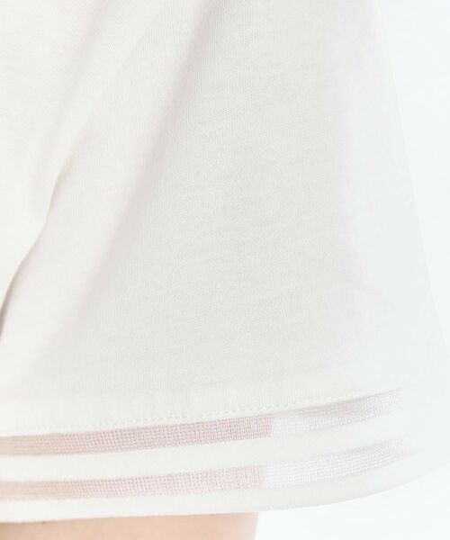 Reflect / リフレクト カットソー | 【インナーにおすすめ◎】シアーネックデザインプルオーバー | 詳細11