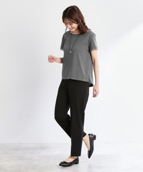 Reflect / リフレクト カットソー | 【インナーにおすすめ◎】シアーネックデザインプルオーバー | 詳細14