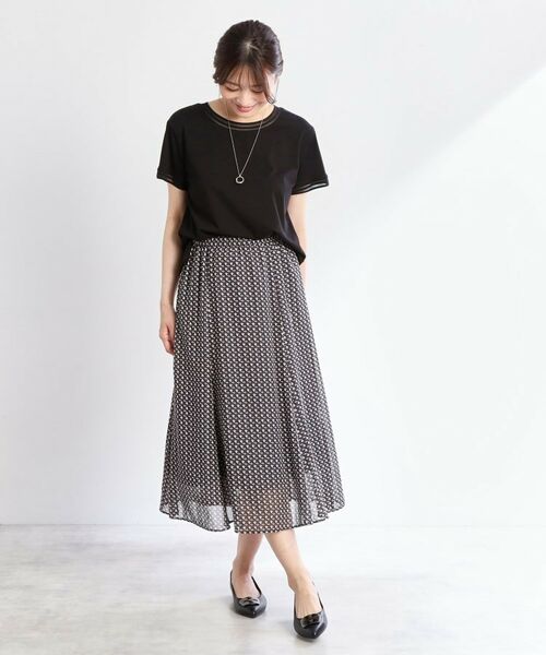 Reflect / リフレクト カットソー | 【インナーにおすすめ◎】シアーネックデザインプルオーバー | 詳細18