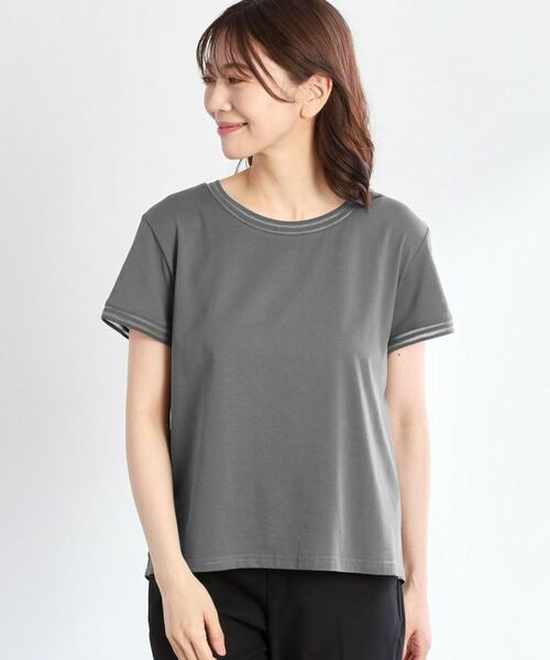 Reflect / リフレクト カットソー | 【インナーにおすすめ◎】シアーネックデザインプルオーバー | 詳細22