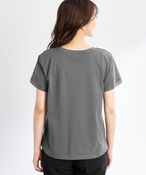 Reflect / リフレクト カットソー | 【インナーにおすすめ◎】シアーネックデザインプルオーバー | 詳細24