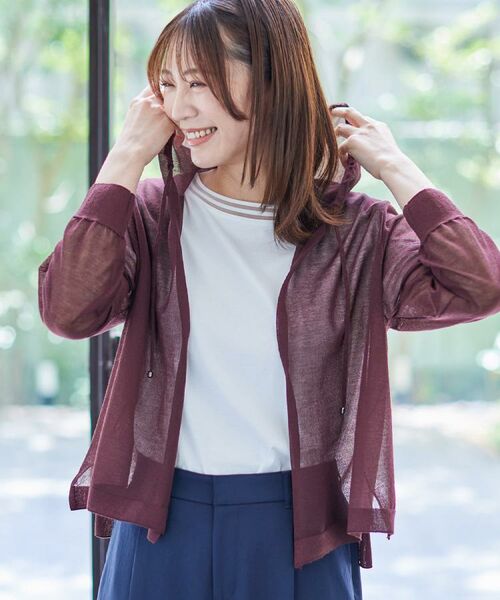 Reflect / リフレクト カットソー | 【インナーにおすすめ◎】シアーネックデザインプルオーバー | 詳細28