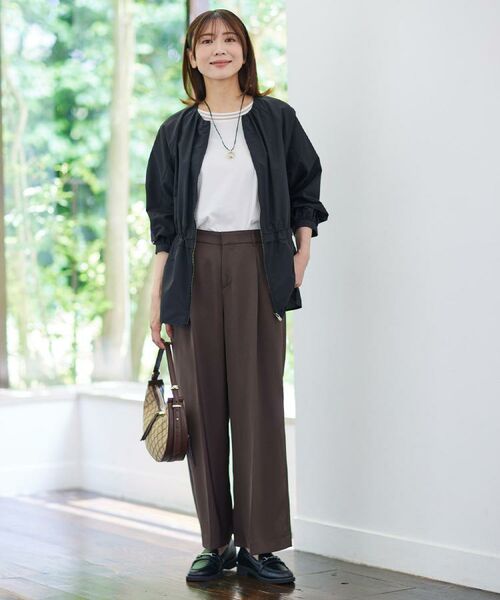 Reflect / リフレクト カットソー | 【インナーにおすすめ◎】シアーネックデザインプルオーバー | 詳細3