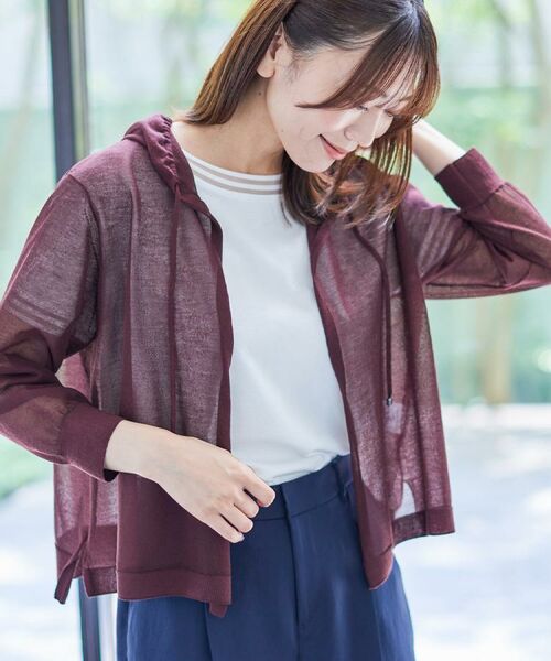 Reflect / リフレクト カットソー | 【インナーにおすすめ◎】シアーネックデザインプルオーバー | 詳細4