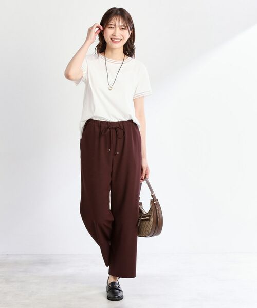 Reflect / リフレクト カットソー | 【インナーにおすすめ◎】シアーネックデザインプルオーバー | 詳細9