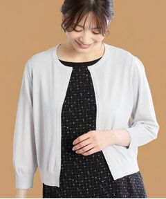 Reflect / リフレクト カーディガン・ボレロ | 【手洗い可】7分袖ドライタッチカーディガン