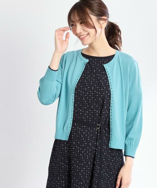 Reflect / リフレクト カーディガン・ボレロ | 【手洗い可】7分袖ドライタッチカーディガン | 詳細16