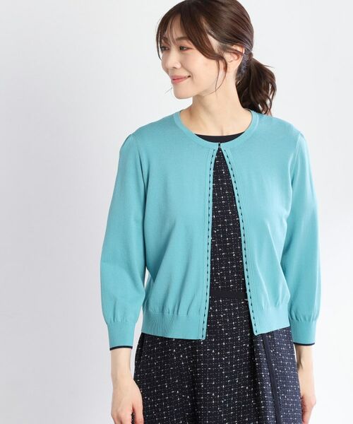 Reflect / リフレクト カーディガン・ボレロ | 【手洗い可】7分袖ドライタッチカーディガン | 詳細17
