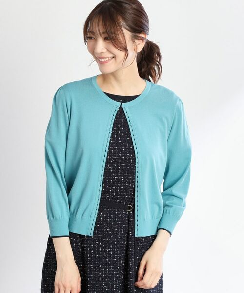 Reflect / リフレクト カーディガン・ボレロ | 【手洗い可】7分袖ドライタッチカーディガン | 詳細22