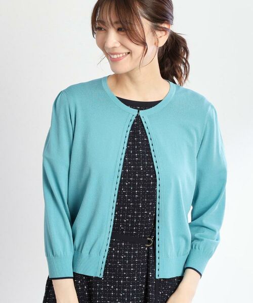 Reflect / リフレクト カーディガン・ボレロ | 【手洗い可】7分袖ドライタッチカーディガン | 詳細3