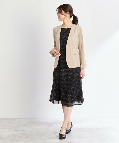 Reflect / リフレクト ノーカラージャケット | 【洗える／セットアップ可】ノーカラージャケット | 詳細15