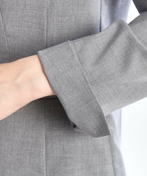 Reflect / リフレクト ノーカラージャケット | 【洗える／セットアップ可】ノーカラージャケット | 詳細28