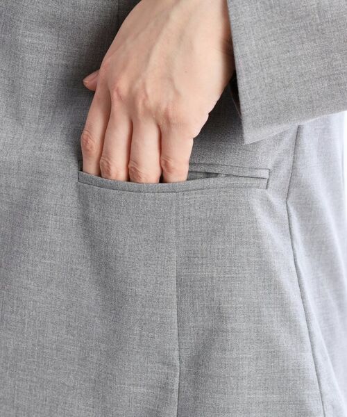 Reflect / リフレクト ノーカラージャケット | 【洗える／セットアップ可】ノーカラージャケット | 詳細29