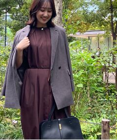 Reflect / リフレクト ロング・マキシ丈ワンピース | カットワークレーススリーブワンピース