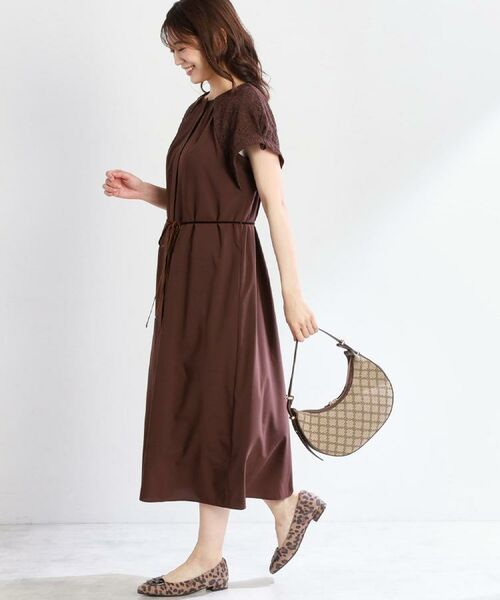 Reflect / リフレクト ロング・マキシ丈ワンピース | カットワークレーススリーブワンピース | 詳細14