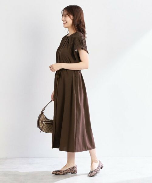 Reflect / リフレクト ロング・マキシ丈ワンピース | カットワークレーススリーブワンピース | 詳細15