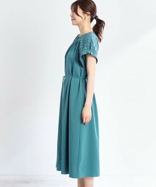 Reflect / リフレクト ロング・マキシ丈ワンピース | カットワークレーススリーブワンピース | 詳細25