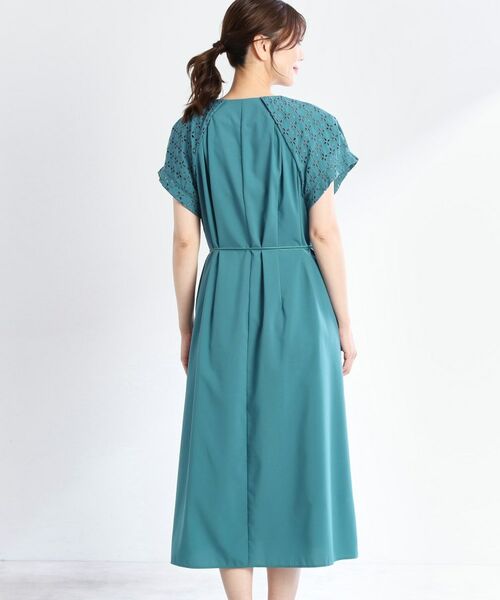 Reflect / リフレクト ロング・マキシ丈ワンピース | カットワークレーススリーブワンピース | 詳細26