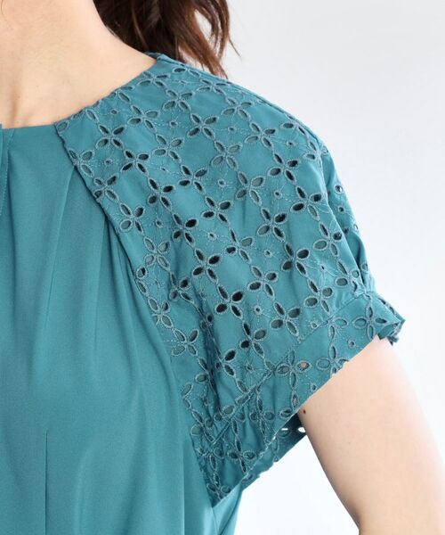 Reflect / リフレクト ロング・マキシ丈ワンピース | カットワークレーススリーブワンピース | 詳細28