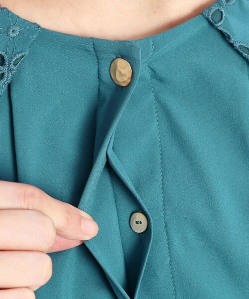 Reflect / リフレクト ロング・マキシ丈ワンピース | カットワークレーススリーブワンピース | 詳細29