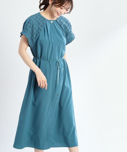 Reflect / リフレクト ロング・マキシ丈ワンピース | カットワークレーススリーブワンピース | 詳細8