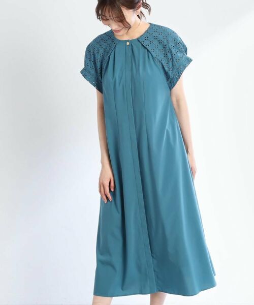 Reflect / リフレクト ロング・マキシ丈ワンピース | カットワークレーススリーブワンピース | 詳細9