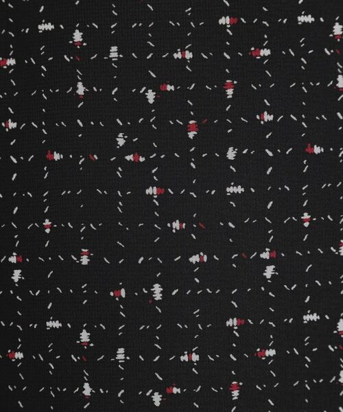 Reflect / リフレクト ミニ丈・ひざ丈ワンピース | 【WEB先行カラーあり/マシンウォッシュ可/ナローベルト付き】オフボディツイードチェックワンピース | 詳細25