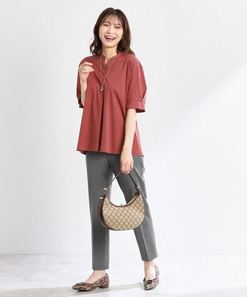 Reflect / リフレクト パンツ | 【私のパンツ／手洗い可】ベーシックテーパードパンツ | 詳細7