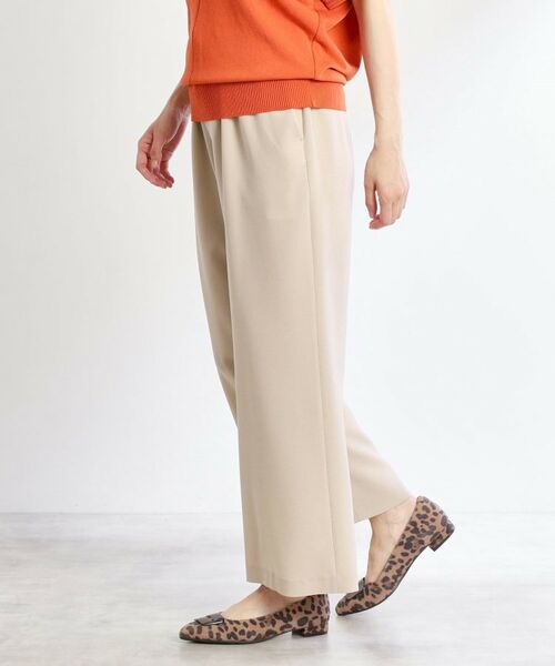 Reflect / リフレクト パンツ | 【接触冷感／マシンウォッシュ可／ウエスト総ゴム】ワイドシルエットパンツ | 詳細11