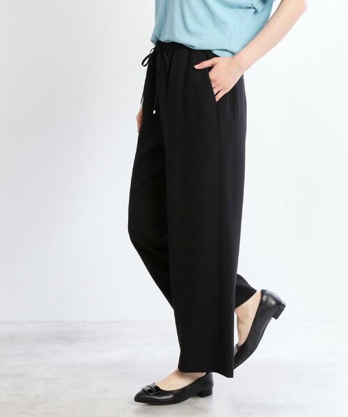 Reflect / リフレクト パンツ | 【接触冷感／マシンウォッシュ可／ウエスト総ゴム】ワイドシルエットパンツ | 詳細3