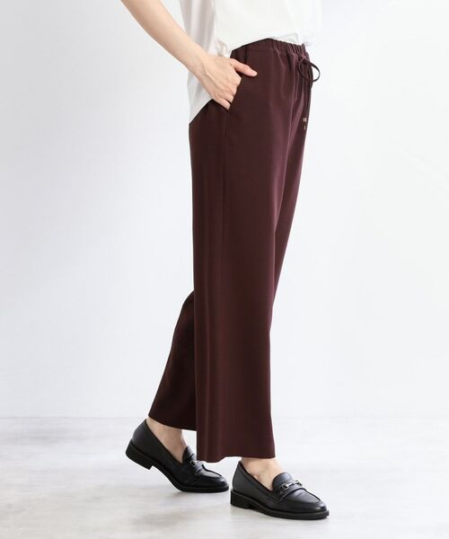 Reflect / リフレクト パンツ | 【接触冷感／マシンウォッシュ可／ウエスト総ゴム】ワイドシルエットパンツ | 詳細7