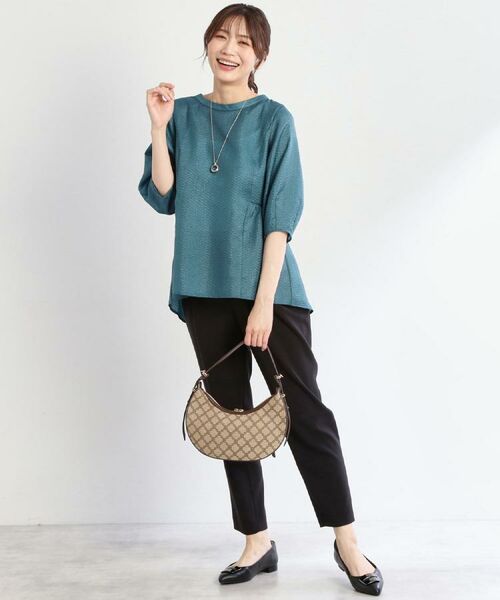 Reflect / リフレクト パンツ | 【マシンウォッシュ可/ウエストゴム仕様】キレイめリラクシーパンツ | 詳細1