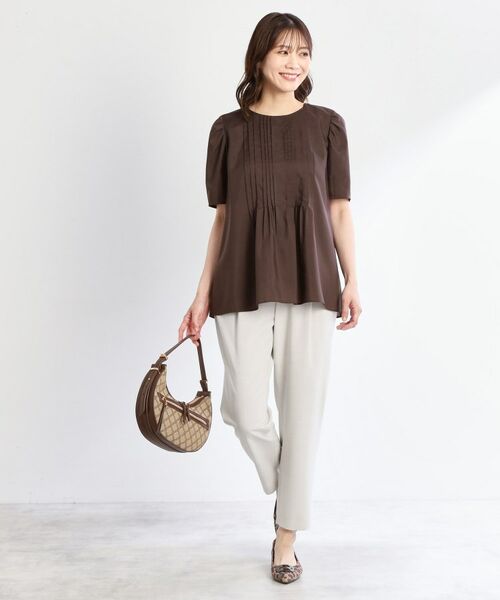 Reflect / リフレクト パンツ | 【マシンウォッシュ可/ウエストゴム仕様】キレイめリラクシーパンツ | 詳細12