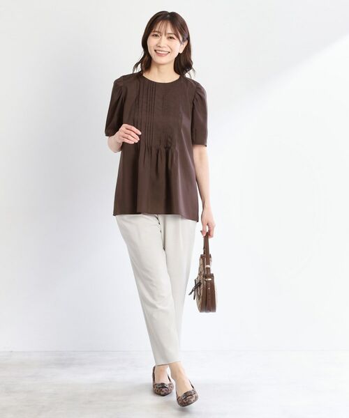 Reflect / リフレクト パンツ | 【マシンウォッシュ可/ウエストゴム仕様】キレイめリラクシーパンツ | 詳細13