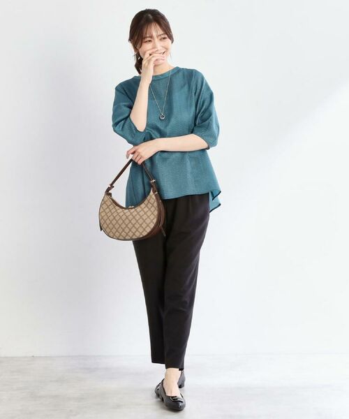 Reflect / リフレクト パンツ | 【マシンウォッシュ可/ウエストゴム仕様】キレイめリラクシーパンツ | 詳細24