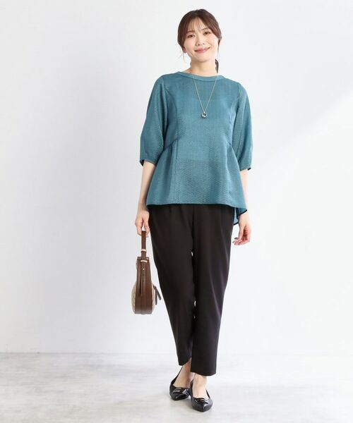 Reflect / リフレクト パンツ | 【マシンウォッシュ可/ウエストゴム仕様】キレイめリラクシーパンツ | 詳細4