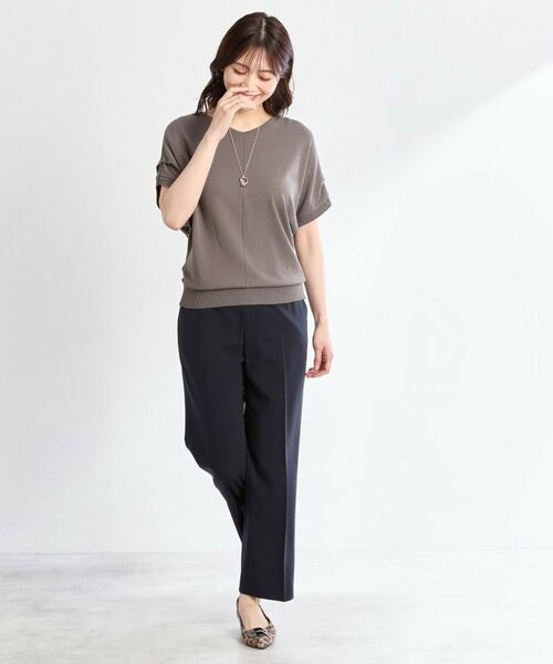 Reflect / リフレクト パンツ | 【洗える/セットアップ可】ストレートラインパンツ | 詳細13