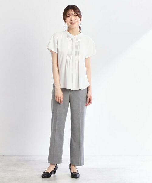 Reflect / リフレクト パンツ | 【洗える/セットアップ可】ストレートラインパンツ | 詳細4