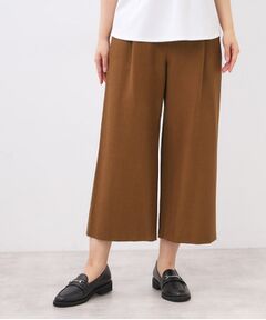 Reflect / リフレクト ショート・ハーフ・半端丈パンツ | 【お腹・腰周りすっきり見え◎】ストレッチワイドクロップドパンツ