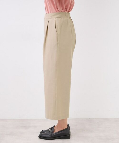 Reflect / リフレクト ショート・ハーフ・半端丈パンツ | 【お腹・腰周りすっきり見え◎】ストレッチワイドクロップドパンツ | 詳細15
