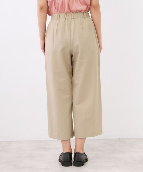 Reflect / リフレクト ショート・ハーフ・半端丈パンツ | 【お腹・腰周りすっきり見え◎】ストレッチワイドクロップドパンツ | 詳細16