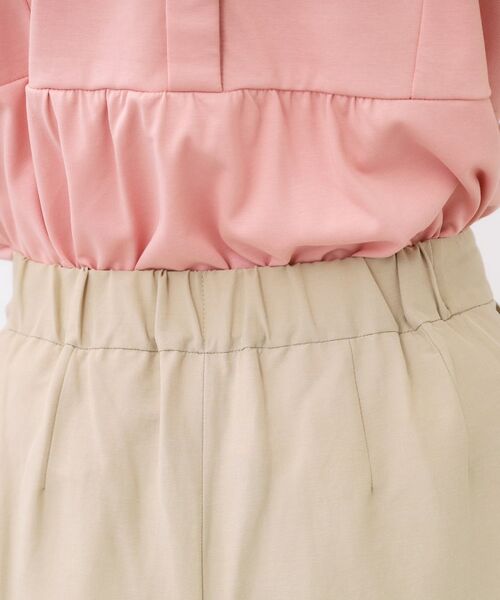 Reflect / リフレクト ショート・ハーフ・半端丈パンツ | 【お腹・腰周りすっきり見え◎】ストレッチワイドクロップドパンツ | 詳細18