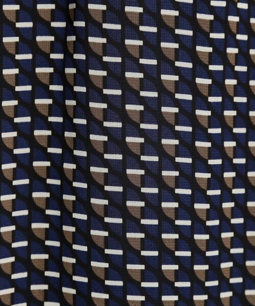 Reflect / リフレクト ロング・マキシ丈スカート | 【WEB先行カラーあり/マシンウォッシュ可/ウエスト総ゴム】コツキ幾何柄ロングスカート | 詳細10