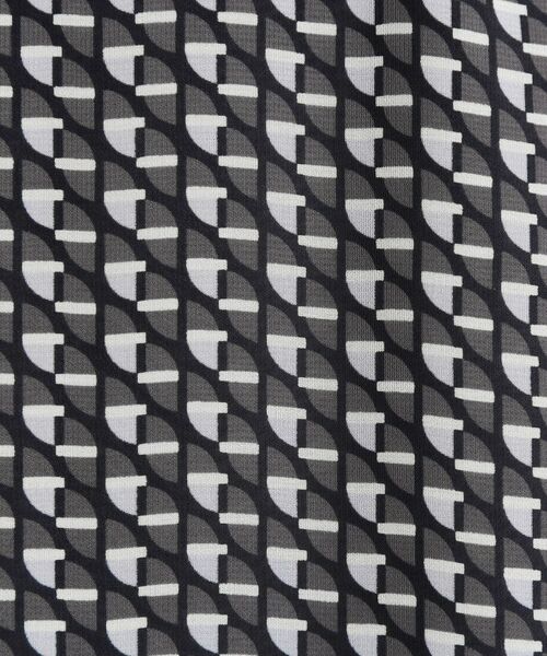 Reflect / リフレクト ロング・マキシ丈スカート | 【WEB先行カラーあり/マシンウォッシュ可/ウエスト総ゴム】コツキ幾何柄ロングスカート | 詳細18