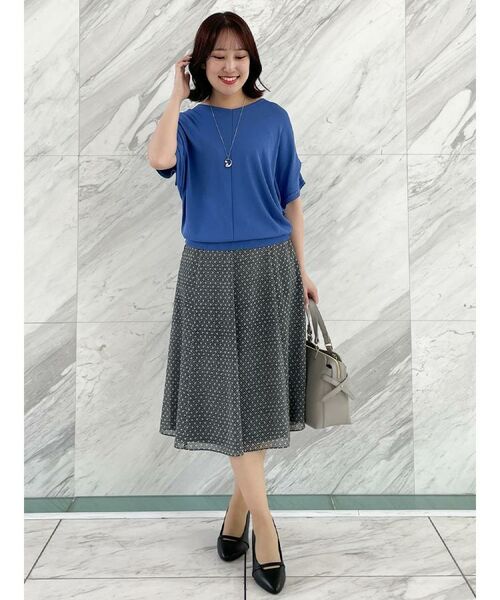 Reflect / リフレクト スカート | 【マシンウォッシュ可／セットアップ可】コツキ柄プリントフレアスカート | 詳細1