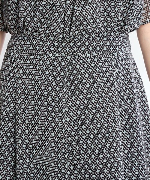 Reflect / リフレクト スカート | 【マシンウォッシュ可／セットアップ可】コツキ柄プリントフレアスカート | 詳細18