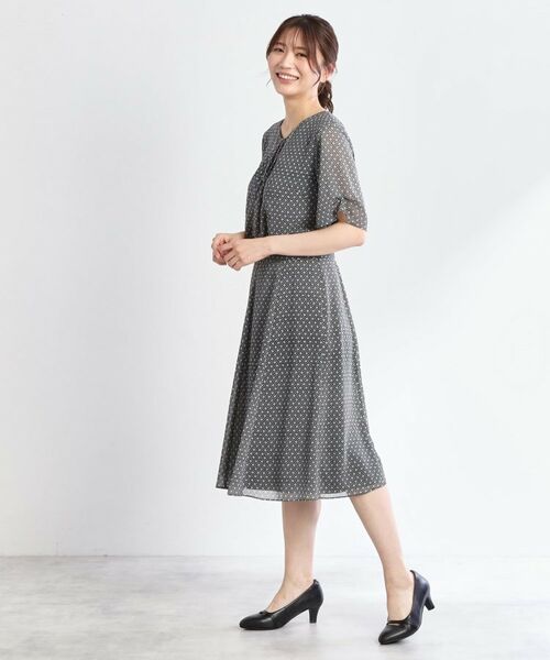 Reflect / リフレクト スカート | 【マシンウォッシュ可／セットアップ可】コツキ柄プリントフレアスカート | 詳細9