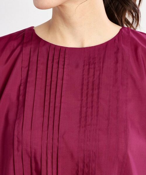 Reflect / リフレクト シャツ・ブラウス | 【すっきり見え！長め丈】ピンタックデザインチュニックブラウス | 詳細26