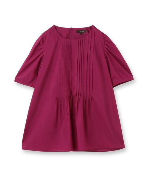 Reflect / リフレクト シャツ・ブラウス | 【すっきり見え！長め丈】ピンタックデザインチュニックブラウス | 詳細27