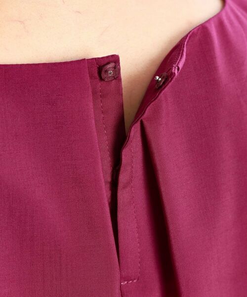 Reflect / リフレクト シャツ・ブラウス | 【すっきり見え！長め丈】ピンタックデザインチュニックブラウス | 詳細28